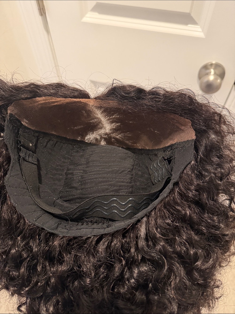 Wig Unit Short Bob Deep Wave Curly Black Hair - Picture 8 of 13